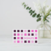 DONUTS (moskeesvierkantjes) Visitekaartje (Staand voorkant)