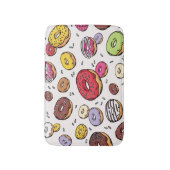 Donuts naadloos patroon badmat (Voorkant Verticaal)