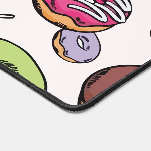 Donuts naadloos patroon bureaumat (Hoek)