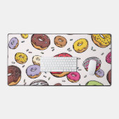 Donuts naadloos patroon bureaumat (Keyboard & Muis)