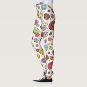 Donuts naadloos patroon leggings (Links)