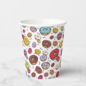 Donuts naadloos patroon papieren bekers (Links)
