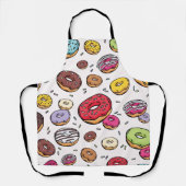 Donuts naadloos patroon schort (Voorkant)