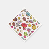 Donuts naadloos patroon servet (Hoek)
