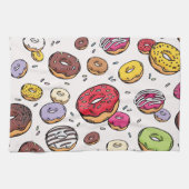 Donuts naadloos patroon theedoek (Horizontaal)