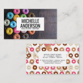 Donuts on Table | Bakery Visitekaartje (Voorkant / Achterkant)