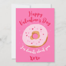 Donuts over jou XOXO Liefdesharten Valentijnsroze