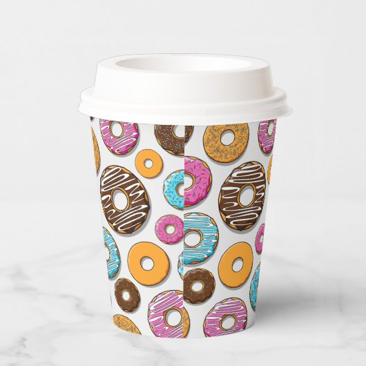 Donuts Papieren Bekers (Rechts)