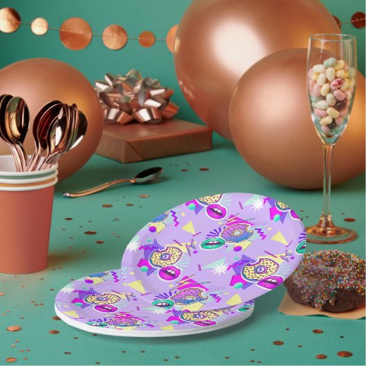 Donuts Papieren Bordje (Multi)