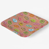 Donuts papieren bordje (Gebogen)