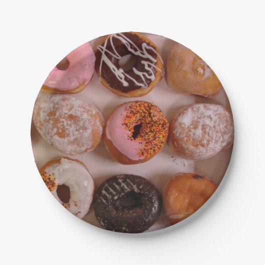 DONUTS! PAPIEREN BORDJE (Voorkant)