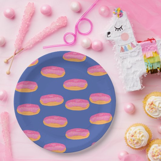 Donuts Papieren Bordje (Feest)