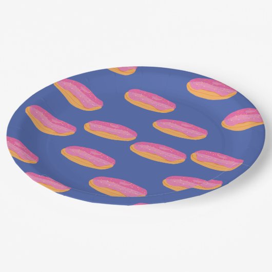 Donuts Papieren Bordje (Gekanteld)