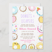 Donuts Pasen Baby shower Kaart (Voorkant)