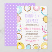 Donuts Pasen Baby shower Kaart (Voorkant / Achterkant)