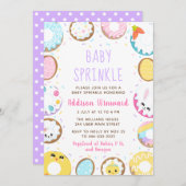 Donuts Pasen Baby Sprinkle Kaart (Voorkant / Achterkant)