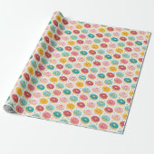 Donuts Patroon Cadeaupapier (Uitgerold)