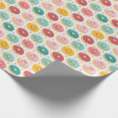 Donuts Patroon Cadeaupapier (Hoek)