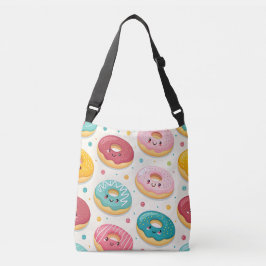 Donuts Patroon Crossbody Tas