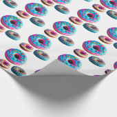 Donuts patroon inpakpapier (Hoek)