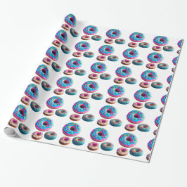 Donuts patroon inpakpapier