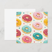 Donuts Patroon Kaart (Voorkant / Achterkant)