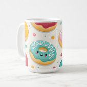 Donuts Patroon Koffiemok (Voorkant links)