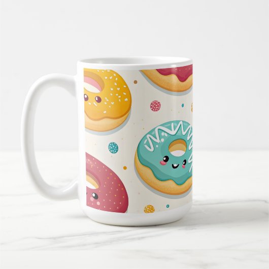 Donuts Patroon Koffiemok (Links)