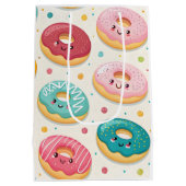 Donuts Patroon Medium Cadeauzakje (Achterkant)
