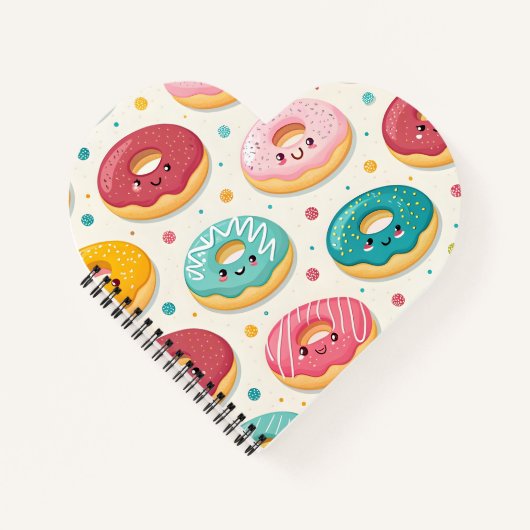 Donuts Patroon Notitieboek (Voorkant)