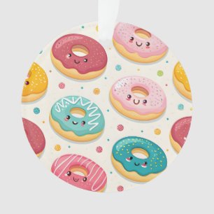 Donuts Patroon Ornament