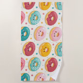 Donuts Patroon Strandlaken (Voorkant)