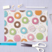 Donuts Patroon Tissuepapier (Craft)