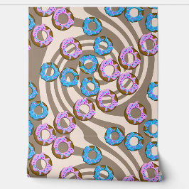 Donuts Pattern Behang