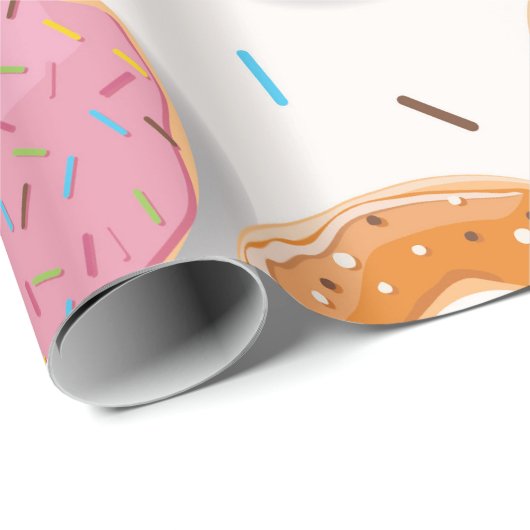 Donuts Pattern  Cadeaupapier (Rol Hoek)