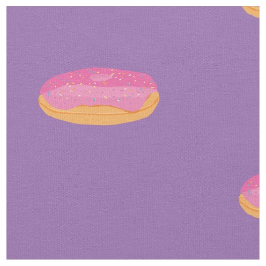 Donuts Pattern fabric Stof (Close Up)