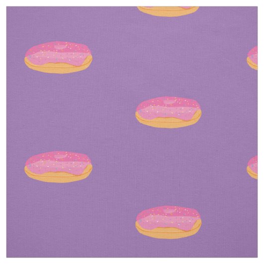 Donuts Pattern fabric Stof (Swatch)