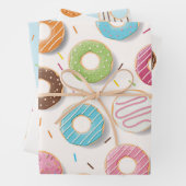 Donuts Pattern Inpakpapier Vel (In situ)