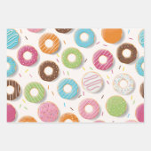 Donuts Pattern Inpakpapier Vel (Voorkant)