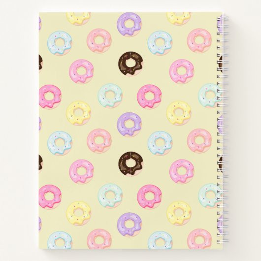Donuts Pattern Notitieboek (Achterkant)