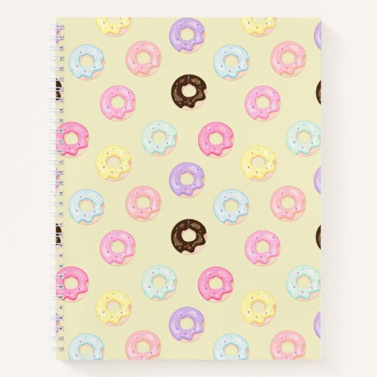 Donuts Pattern Notitieboek (Voorkant)