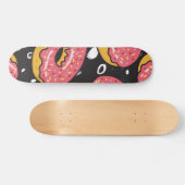 Donuts Pattern Persoonlijk Skateboard (Horizontaal)
