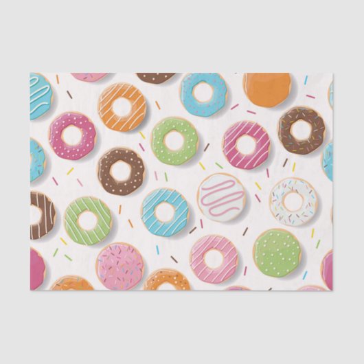 Donuts Pattern Tissuepapier (Voorkant)