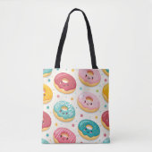 Donuts Pattern Tote Bag (Voorkant)