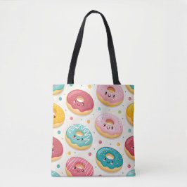 Donuts Pattern Tote Bag