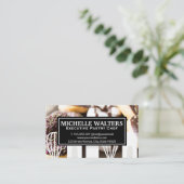 Donuts | picknicktafel visitekaartje (Staand voorkant)