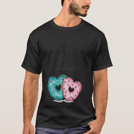 Donuts piratenschip verjaardagsdag t-shirt (Voorkant)