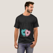 Donuts piratenschip verjaardagsdag t-shirt (Voorkant volledig)