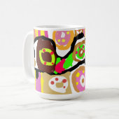 Donuts plezier koffiemok (Voorkant links)
