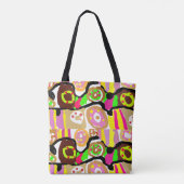 Donuts plezier tote bag (Achterkant)